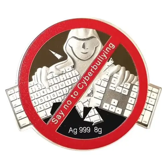 2021 $1 Say No to Cyberbullying Silver Coin
