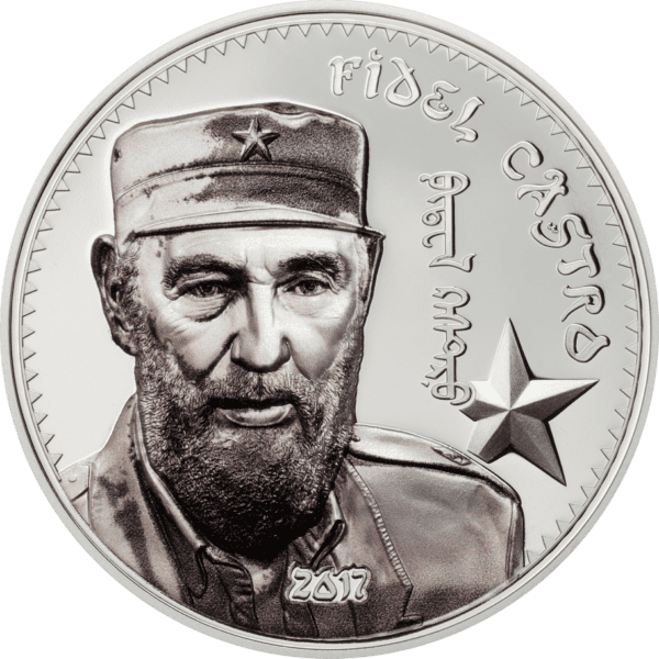 2017 Fidel Castro Cuba 1oz Silver Proof Coin