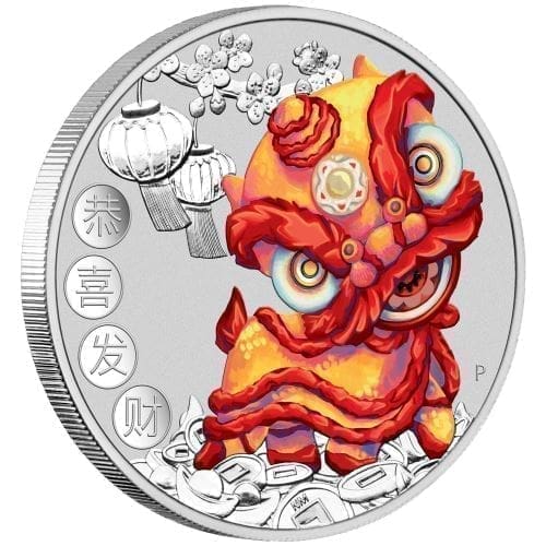 2020 $1 Chinese New Year Dragon 1oz Silver Coin