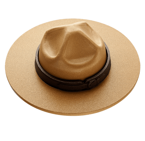 2020 $25 Classic Mountie Hat 1.5oz Gilded Silver Coin