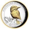 2021 $2 Australian Kookaburra Gilded 2oz Silver Proof Coin