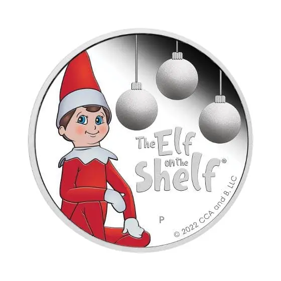 2022 Elf on the Shelf PNC 1/2oz Silver Coin