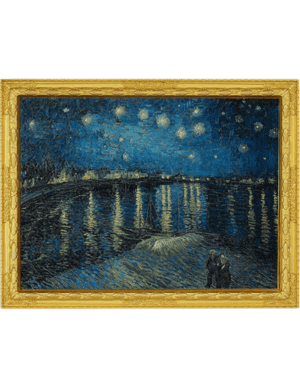 2022 Starry Night Over The Rhone by Van Gogh 2oz Silver 33.5oz Copper Coin