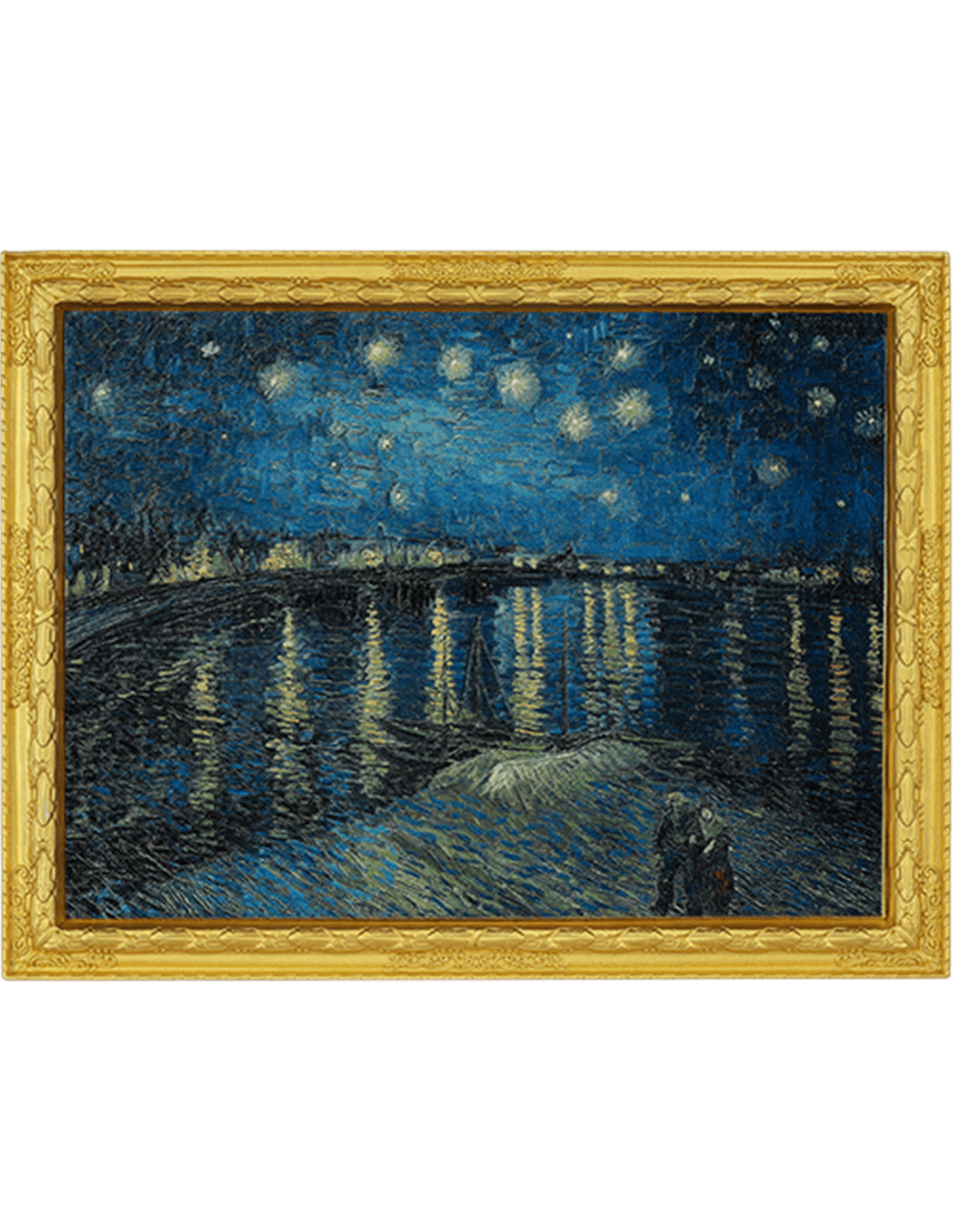 2022 Starry Night Over The Rhone by Van Gogh 2oz Silver 33.5oz Copper Coin