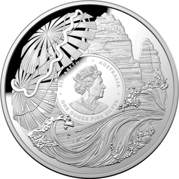 2022 $5 Beauty, Rich & Rare – Daintree Rainforest 1oz Silver Coin - Image 3