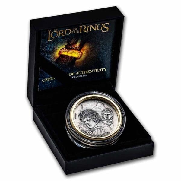 2023 $5 One Ring To Rule Them All - Lord of the Rings 3oz Silver Coin - Image 5