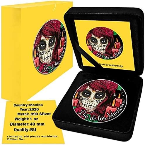 2020 Dia De Los Muertos Libertad 1oz Silver Coin - Overview