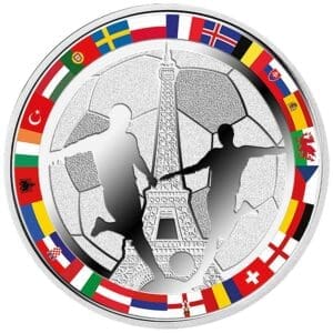 2016 $1 Soccer Ball Silver Proof Coin