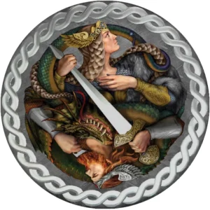 2019 $1 The Legend Of The Nibelungs - Muonionalusta Meteorite Coin