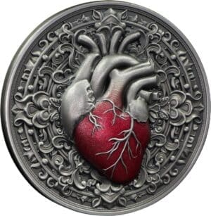 2024 $5 The Heart - COR Essentia 3oz Silver Coin