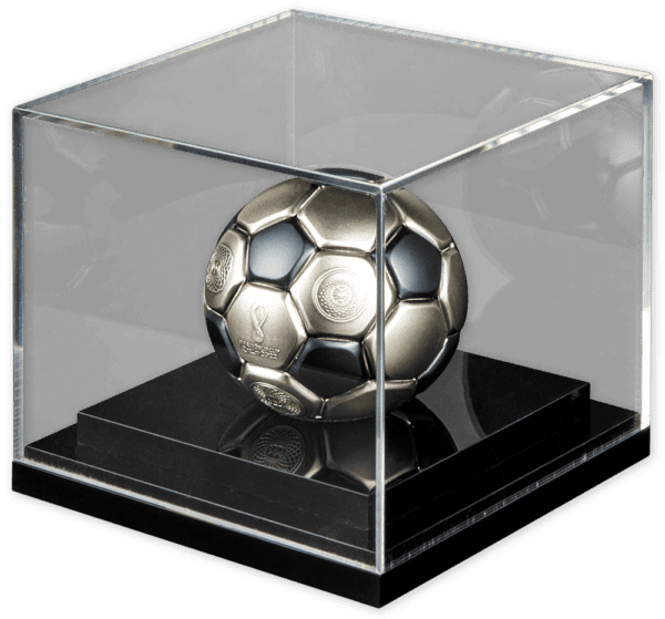 2022 $10 FIFA World Cup Football Qatar 3oz Silver Spherical Coin - Image 3