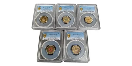 MS67 PCGS $2 Australian Coin Set