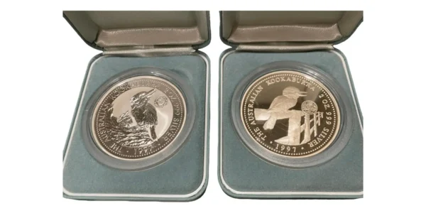 1997 Kookaburra Silver 2oz Silver Proof Coin Bundle