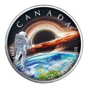 2023 $5 Earth - The Universe 1oz Silver Maple Leaf Coin