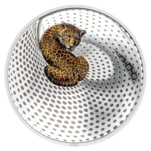 2024 $20 Leopard Camouflage Of Nature 3oz Silver Coin