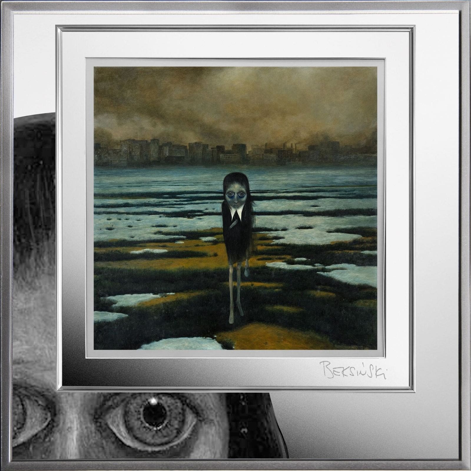 2024 Figure- Zdzislaw Beksinski Painting Series 1oz Silver Proof Coin - Reverse View