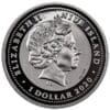 2020 $1 Jasper Scarabaeus Silver Proof Coin Obverse View