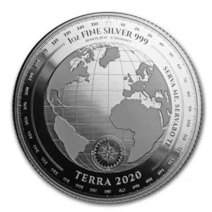 2020 $5 Tokelau Terra 1oz Silver Prooflike Coin