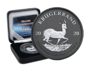 2020 Krugerrand Holographic Edition 1oz Silver & Ruthenium Coin