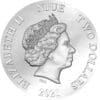 2021 $2 Discovered Wildlife Peacock Spider 1:2oz Silver Coin Obverse View