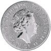2021 £5 The Greyhound of Richmond - Queen's Beast 2oz Silver BU Coin Obverse View