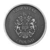 2021 €1 Perseus With The Head of Medusa 1oz Silver Antiqued Bullion Coin Obverse View