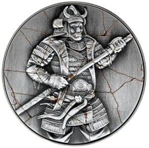 2021 Yasuke - Gaijin Series – 2oz Silver 11.5oz Copper High Relief Bimetal Coin