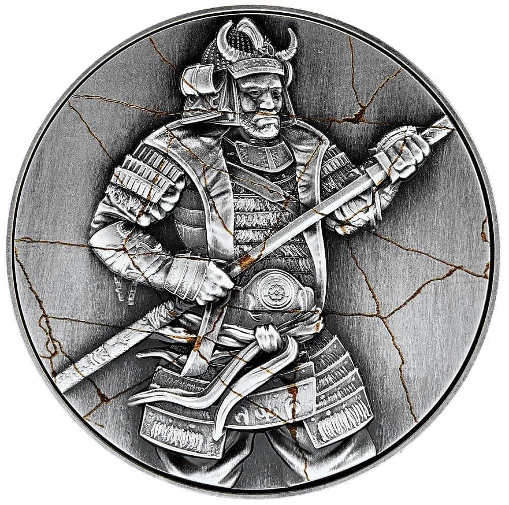 2021 Yasuke - Gaijin Series – 2oz Silver Copper High Relief Coin Reverse View