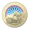 2022 $1 Bicentenary of the Royal Agricultural Society UNC Carded Coin - Reverse View