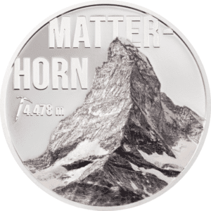 2022 $10 Matterhorn 2oz Silver Proof Coin