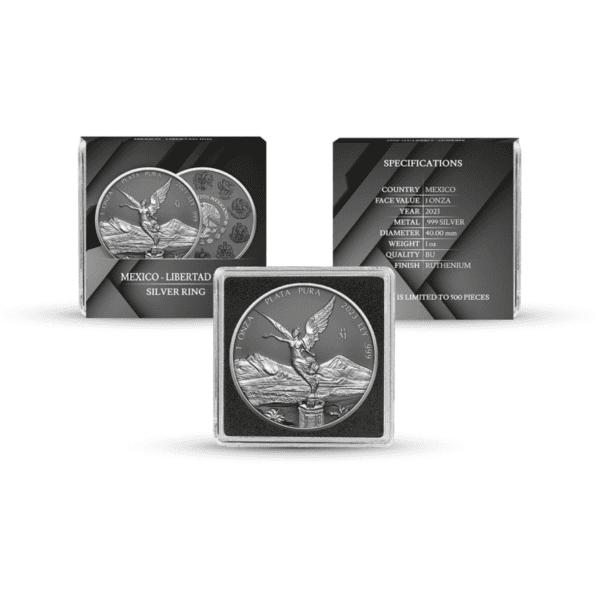 2023 Libertad Silver Ring Edition 1oz Silver Coin - Image 3