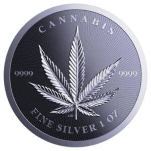 2024 Cannabis 1oz .9999 Silver BU Coin