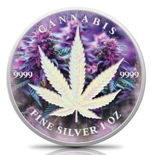 2024 Cannabis - Purple Haze Edition 1oz Silver Coin
