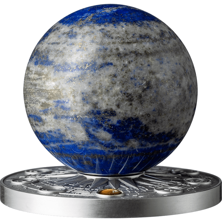 2024 Earth Solar System 2oz Silver Spherical Coin