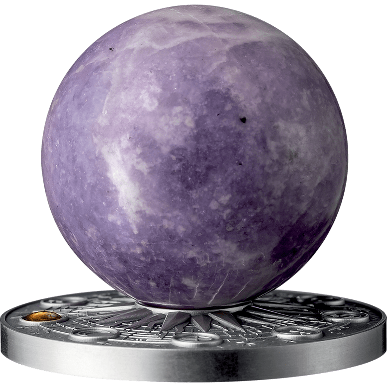 2024 Mercury Solar System 2oz Silver Spherical Coin