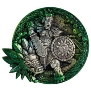 2024 The Feathered Serpent - Quetzalcoatl 10oz Silver Coin