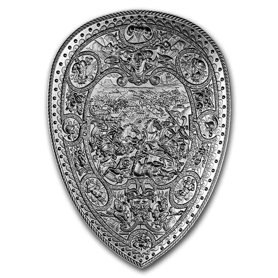 Henry II Shield 2oz Silver Stackable Bullion
