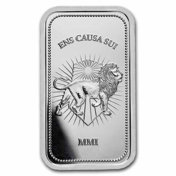 John Wick 1oz Silver Continental Bullion Bar (TEP) Front of Bar