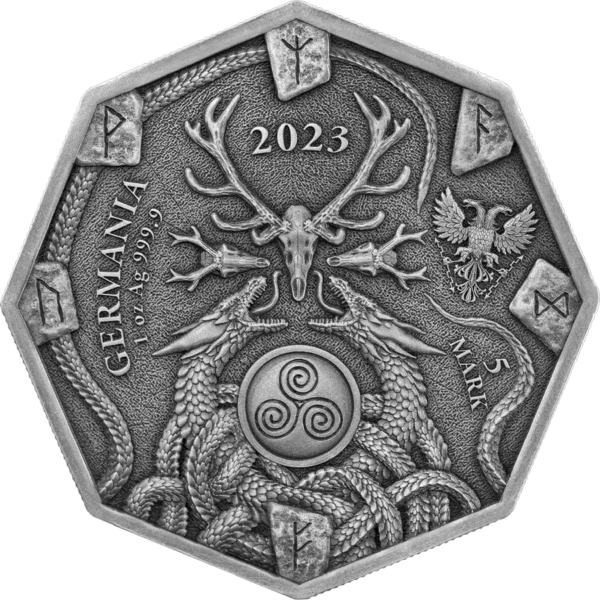 2023 Witchcraft: Seeress Ritual 1oz Silver Coin - Obverse View