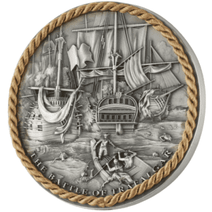 2024 $5 Battle Of Trafalgar - Sea Battles 2oz High Relief Silver Coin