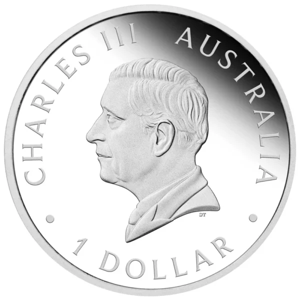 2024 $1 Happy Birthday 1oz Silver Proof Coloured Coin - Image 3