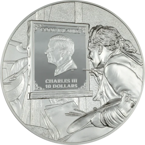 2024 $10 Auguste Renoir Masters Of Art 2oz Silver Proof Coin - Image 2