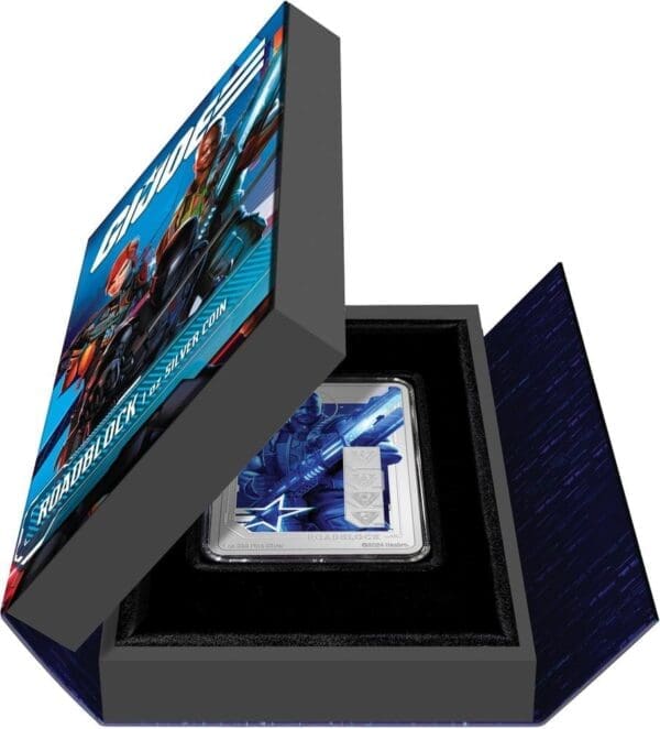 2024 $2 Roadblock GI Joe Hasbro 1oz Silver Proof Coin - Image 4