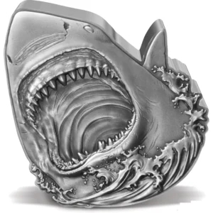 2024 $5 Shark Week - Great White Shark 2oz Silver Coin