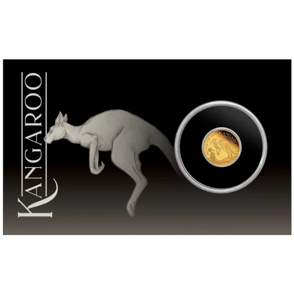 2024 $2 Australian Kangaroo 0.5g Gold Proof Coin in Card - Image 2