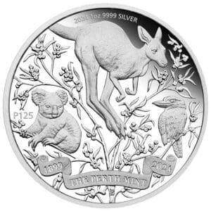 2024 $1 The Perth Mint's 125th Anniversary 1oz Silver Proof Coin