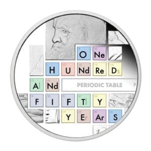 2019 $1 150 Years of the Periodic Table 1oz Silver Proof Coin