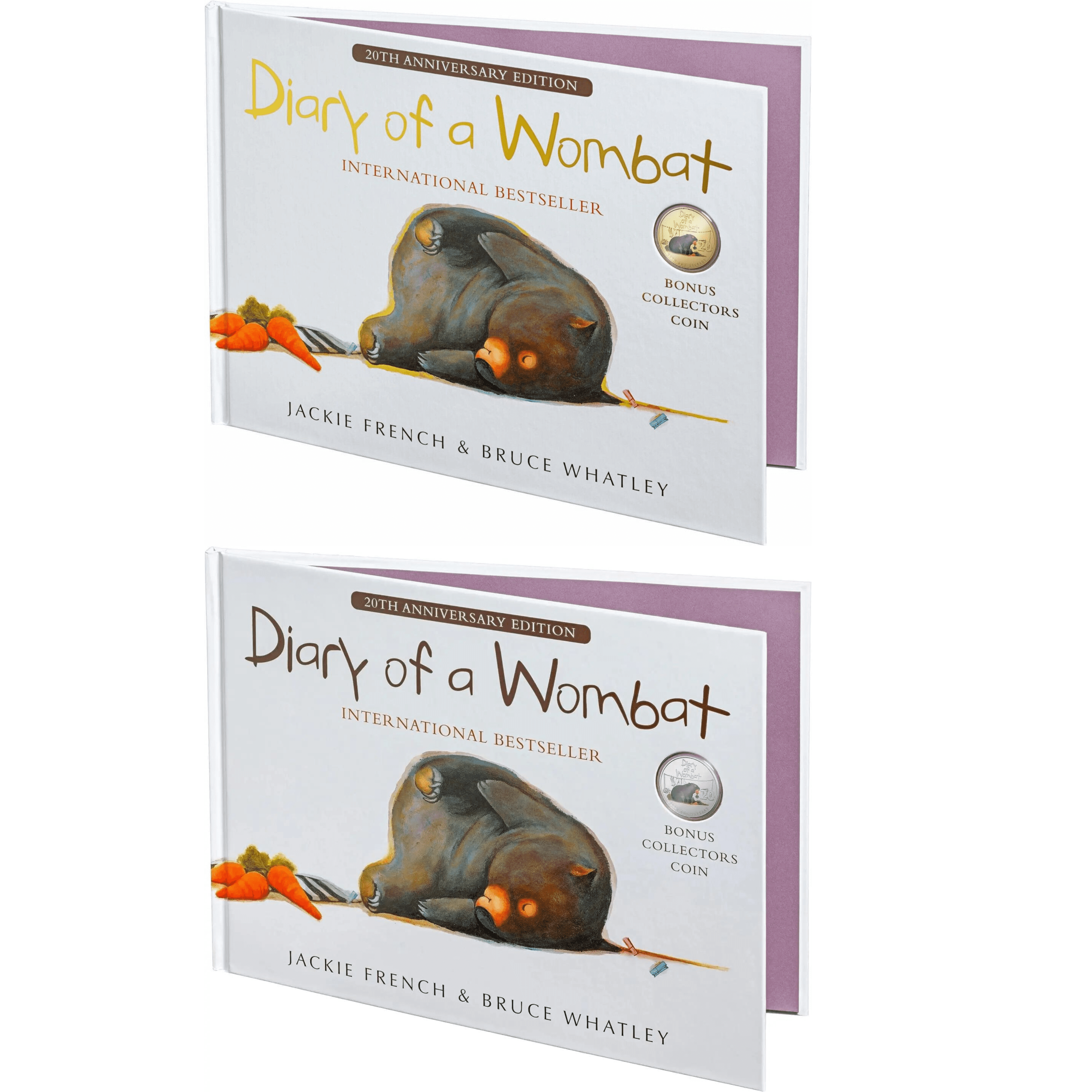 2022 20th Anniversary Diary of a Wombat Book Twin Set - Overview