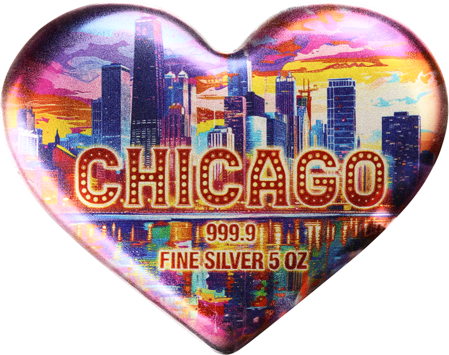 2024 Chicago Heart ANA Edition 5oz Cast Bar