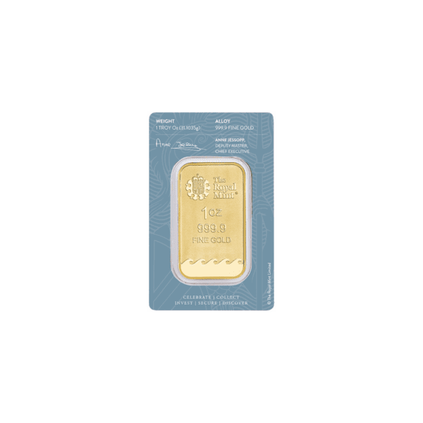 Britannia 1oz Gold Cast Bar - Image 4